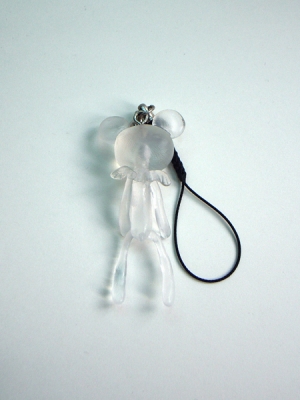 Reborn Bear Phone Strap(Transparent)